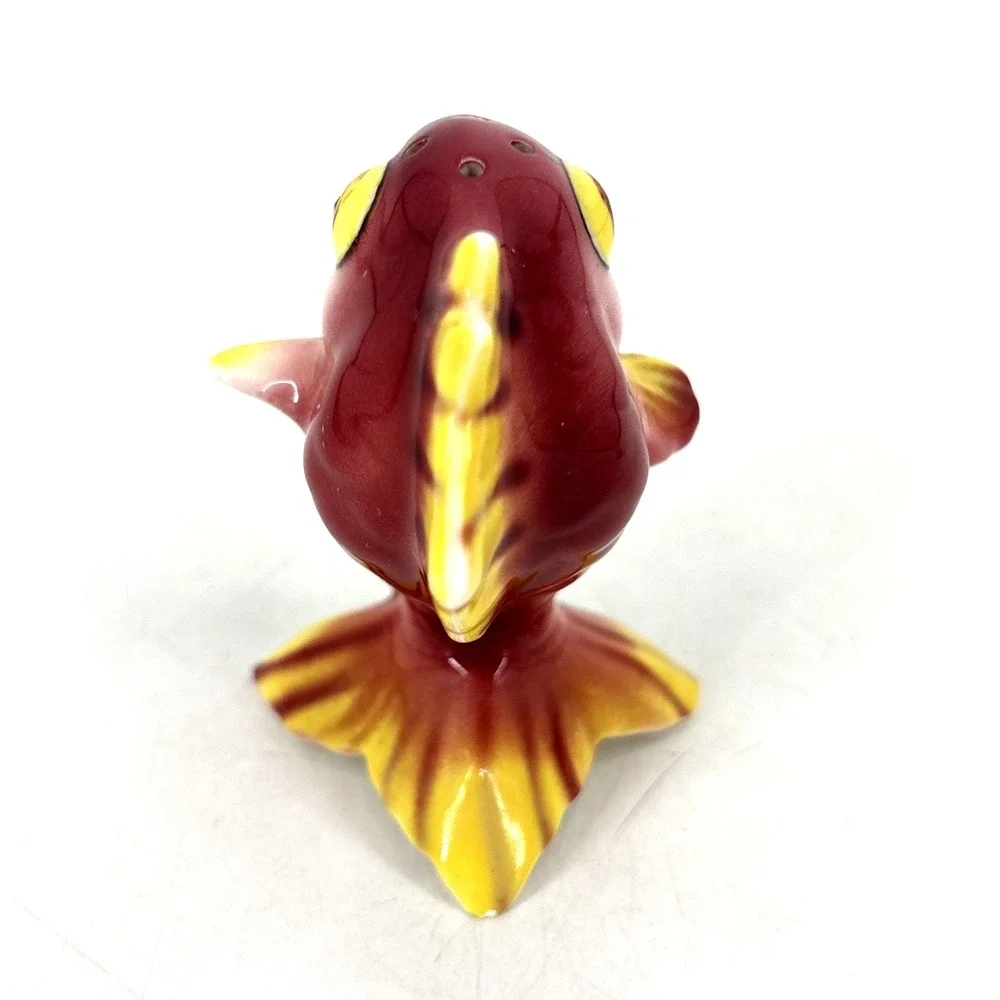 Vintage Lefton 043 Anthropomorphic Koi Gold Fish Salt & Pepper Shakers Japan‎